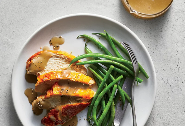 Double-stock turkey gravy