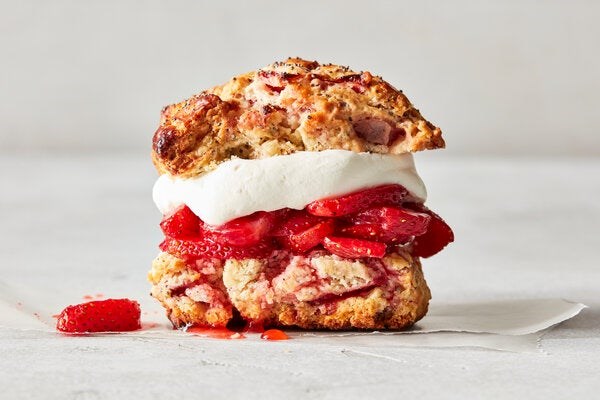 Double strawberry shortcakes 