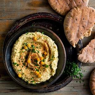 Double-tahini hummus