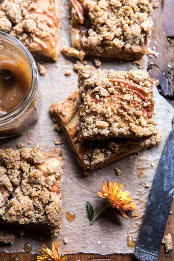 Double the streusel apple butter bars
