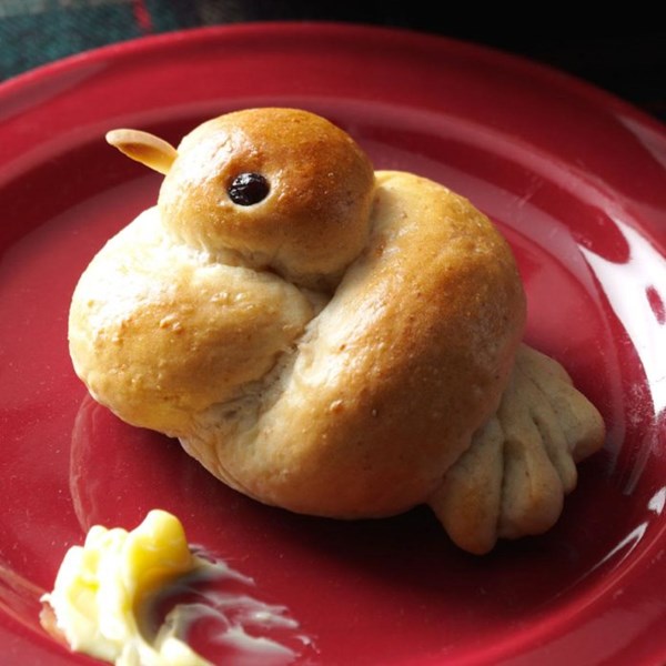 Dove dinner rolls