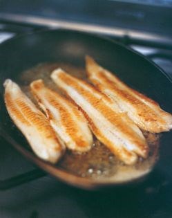 Dover sole with hot lemon butter