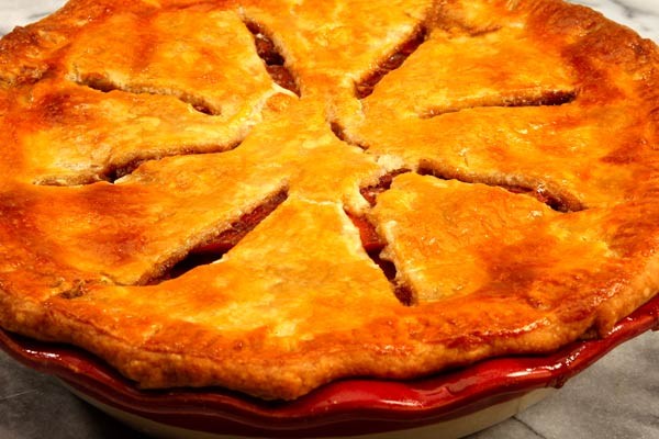 Dr. George Washington Carver's sliced sweet potato pie