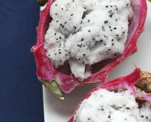 Dragonfruit sorbet