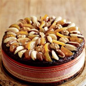 Drambuie and orange Christmas cake