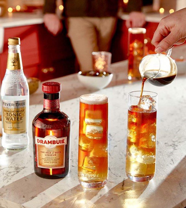 Drambuie coffee tonic