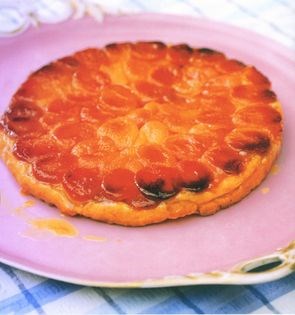 Dried apricot tart