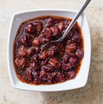 Dried cherry mostarda