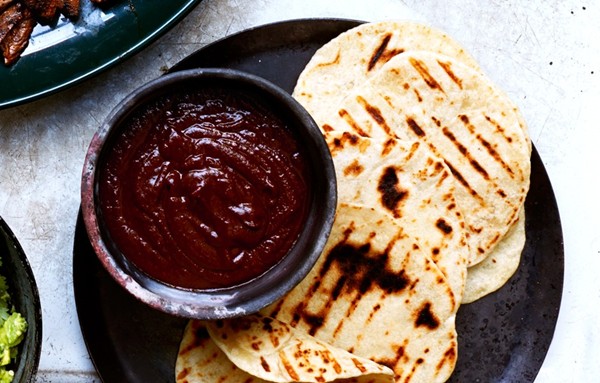 Dried chile salsa