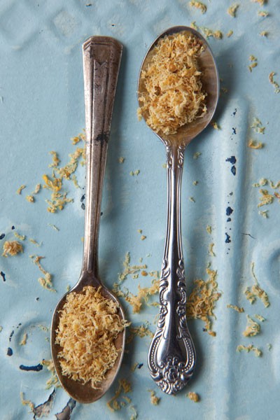 Dried lemon zest
