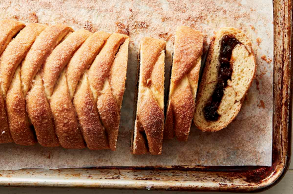 Dried plum coffeecake