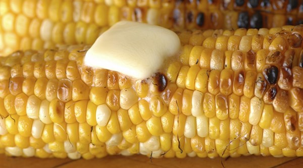 "Drippy" Mexican sweet corn on the cob