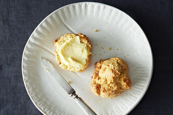 Drop biscuits with molasses butter