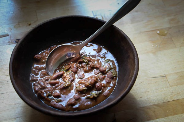 Drunken beans (Frijoles borrachos)