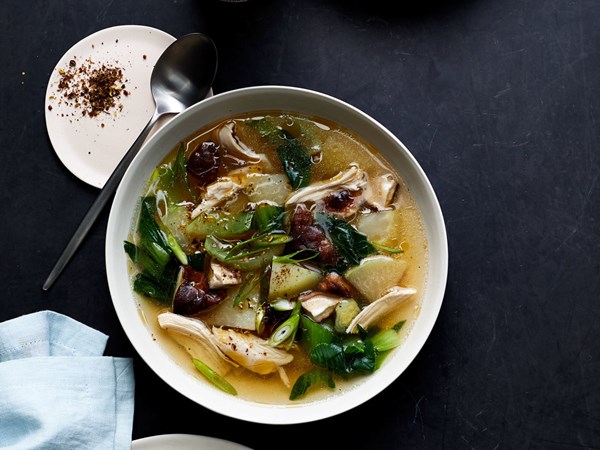 Drunken chicken soup