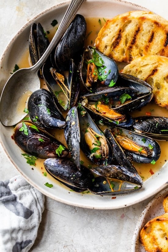 Drunken mussels