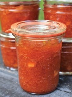 Drunken peach jam