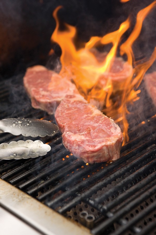 Dry-aged New York strip