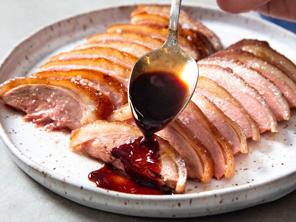 Dry-aged roast duck breast