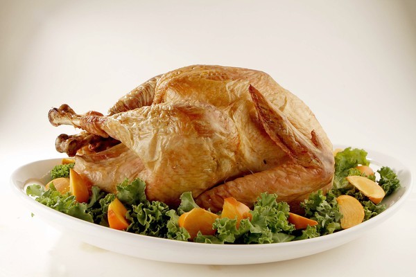 Dry-brined turkey