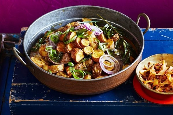 Dry potato curry