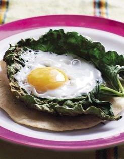 Dry-toasted egg (Huevos al comal)