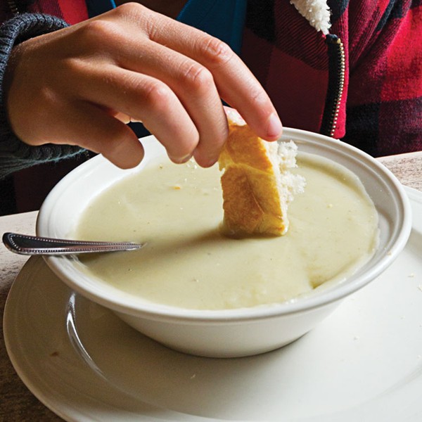 Duarte's cream of artichoke soup