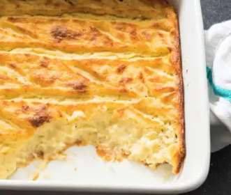 Duchess potato casserole