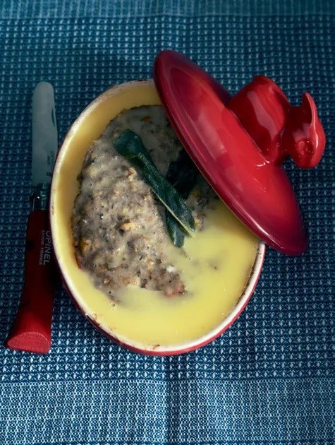 Duck & sage terrine