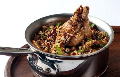 Duck and hog's pudding cassoulet