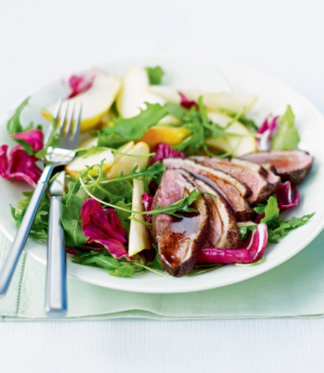 Duck and pear salad