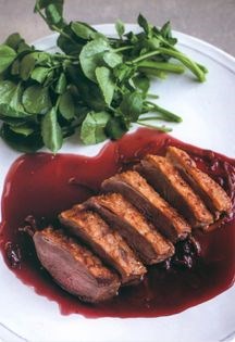 Duck breast à l'orange