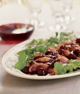 Duck breast with cherries (Magret de canard aux cerises)