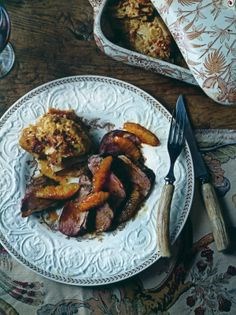 Duck breasts with orange, ginger and cinnamon
