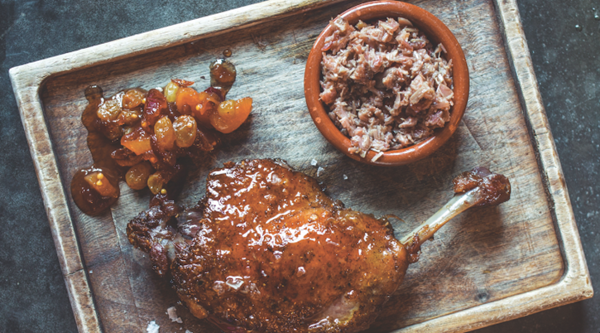 Duck confit and rillettes
