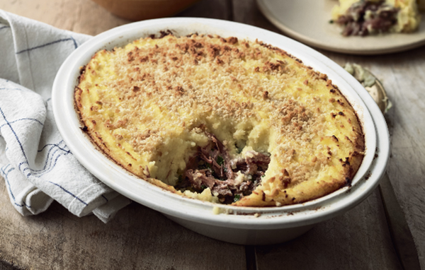 Duck confit pie (Parmentier de confit de canard)
