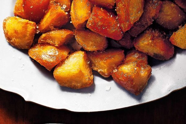 Duck-fat-fried potatoes