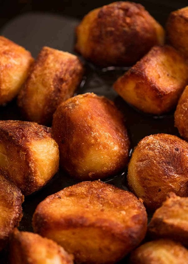 Duck fat potatoes – crispiest, best roast potatoes ever