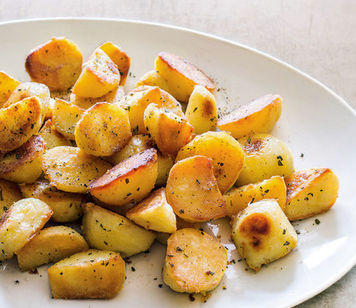 Duck fat-roasted potatoes
