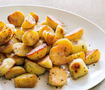 Duck fat-roasted potatoes