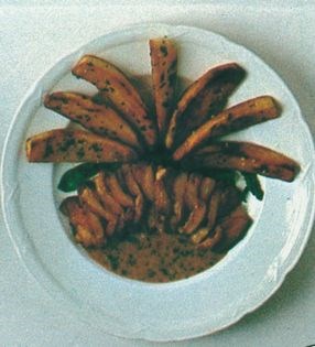 Duck fillets with shallot butter sauce (Grillade de canard de Chalosse au beurre d'herbes fines)