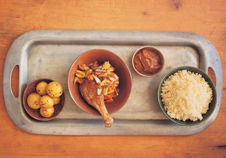 Duck leg tagine