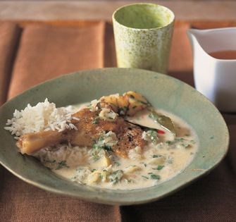 Duck legs with mole sauce