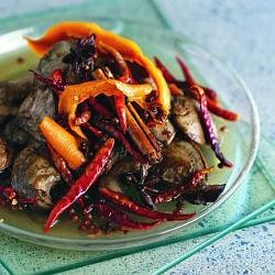 Duck liver with Sichuan spice
