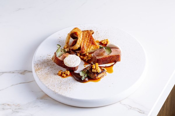  Duck, mushroom and foie gras