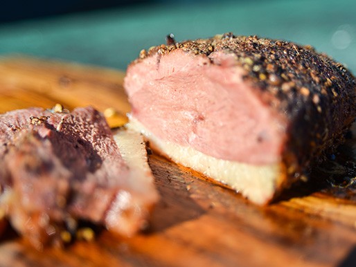 Duck pastrami