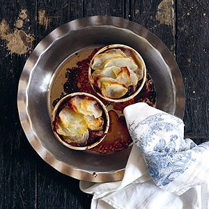 Duck pie with spiced figs