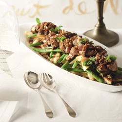 Duck, pineapple and green bean salad