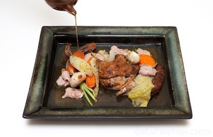Duck pot-au-feu