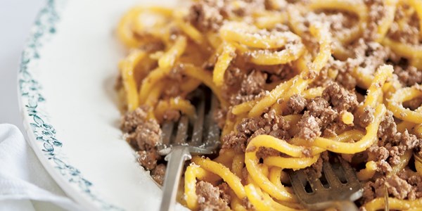 Duck ragù with bigoli